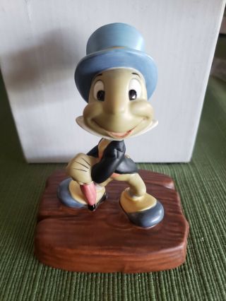 Walt Disney Collectors Society Pinocchio “jiminy Cricket” Porcelain Figurine