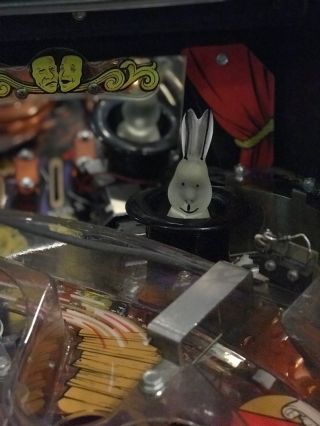 Theatre Of Magic TOM Pinball Machine Spinning Rabbit/Bunny In Hat LED Mod 2