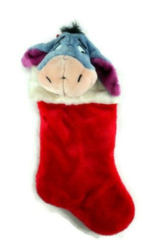 Disney Eeyore Christmas Stocking Plush 20” Holiday Stuffed