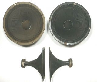 Seeburg Sps160 Jukebox Part: / Speaker System Two 12 " & 2 Horns