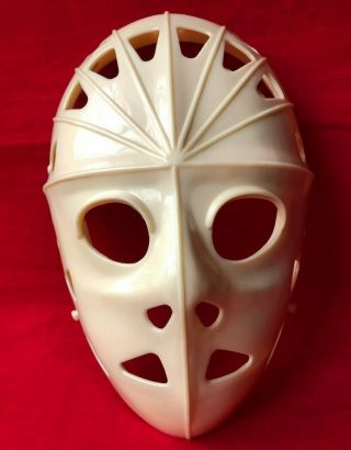 Vintage Mylec Street Hockey Goalie Mask White Friday the 13th Jason Voorhees 2