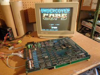 UNDERCOVER COPS Alpha Renewal Arcade Game Circuit Boards,  PCB ' s 3