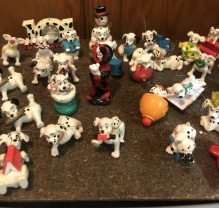 •Vintage• DISNEY•101 Dalmatians• Christmas Holiday Ornaments• 40 Piece Set• 3