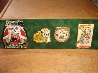 Disneys 4 - Indiana Jones Adventure Pins