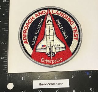 Nasa Alt Approach And Landing Test Enterprise Space Shuttle Patch