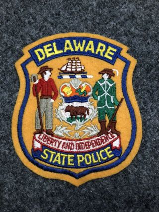 Delaware State Police Patch Delaware De Trooper