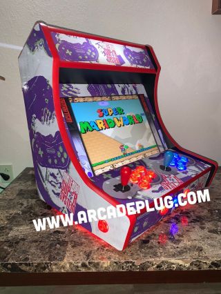 Nintendo System Multicade Tabletop Bartop Arcade Cabinet 12,  000,  Games Snes