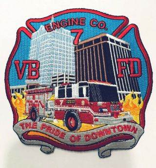 Virginia Beach Fire Department Engine 7 Patch