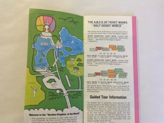 Vintage 1972 Walt Disney World Brochure Guide 2