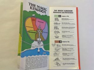 Vintage 1972 Walt Disney World Brochure Guide 3