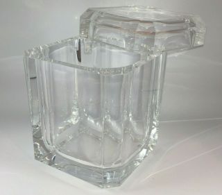 Vintage Grainware Carlisle Lucite Swivel Top Ice Bucket Mid Cent.  Mod