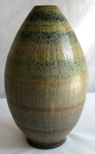 Vintage 60s Mid Century Signed Wallakra Pottery Vase Arthur Andersson Sweden