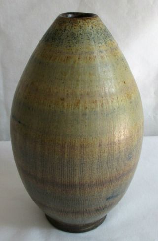 Vintage 60s Mid Century Signed Wallakra Pottery Vase Arthur Andersson Sweden 3