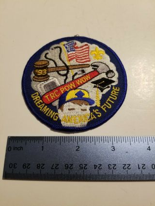Vintage Boy Scout Patch Theodore Roosevelt Council Pow Wow 1993