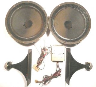 Seeburg Ls3 Series Jukebox: Speaker System - 2 - 12 " & 2 Horns & Cross