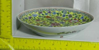 Antique Chinese Qing Dynasty Qianlong Period Mille Fleur Porcelain Plates 3