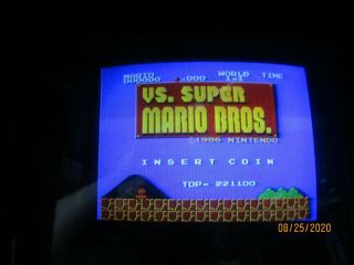 Vs Mario Bros.  Nintendo Non Jamma Arcade Game Board