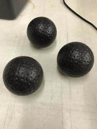 Skee Ball 3 Dimple Black Plastic Balls