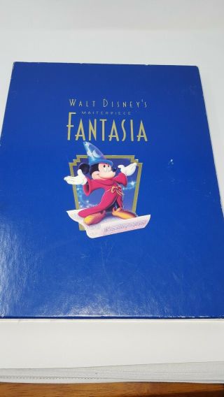 Walt Disney ' s Masterpiece FANTASIA DELUXE COMMEMORATIVE EDITION CD VHS Set 1991 3