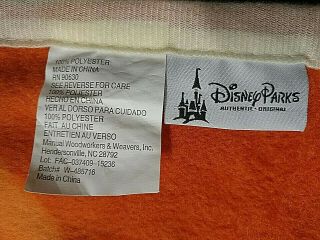 Vintage Walt Disney Parks Mickey Mouse Throw / Blanket/ beach towel 40 