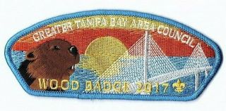 Boy Scout Greater Tampa Bay Area Council Wood Badge 2017 Beaver Csp/sap