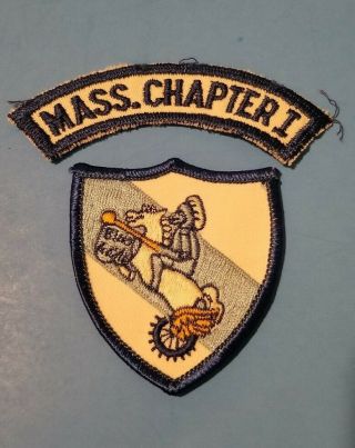Blue Knights Massachusetts Chapter 1 Patch Police Motorcycle Club