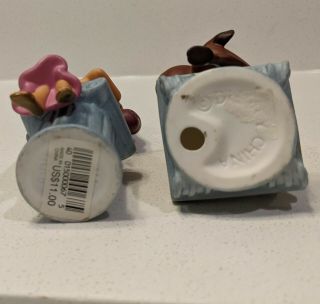 VERY RARE - Disney Hercules Ceramic Figurines - MEGARA Meg with Sticker and Phil 3