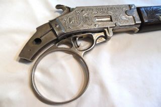 Vintage Chuck Connors The Rifleman” Toy Cap Gun - 1950’s Era Hubley Winchester 3