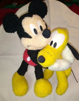 Disney And Friends Mickey And Pluto Plush