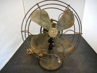 Vintage 10  General Electric (ge) Oscillating Fan Model 42x548