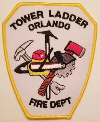 Orlando Fire Department Tower Ladder Company Patch - Fl Station