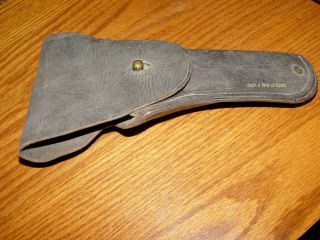 Vintage Black Hoyt 1918 Us Wwi / Ww1 Colt 1911 Holster