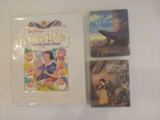 Walt Disney Snow White Seven Dwarfs Book Making Of Animation History Lion King