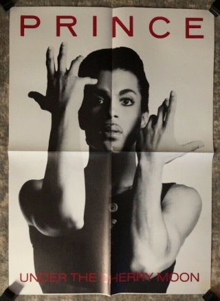Prince Under The Cherry Moon Vintage Poster Movie Memorabilia Pin - Up 86