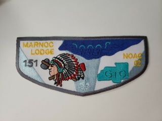 Boy Scout Oa 151 Marnoc 2002 Noac Flap