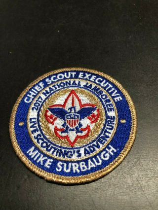 Bsa Mike Surbaugh Chief Scout Executive 2017 National Jamboree Patch