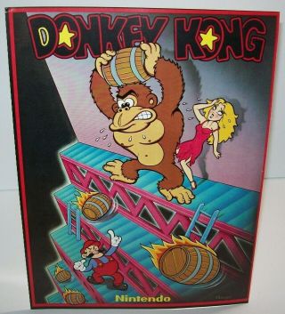 Donkey Kong Arcade Flyer Nintendo Video Game 1981 Retro Artwork Sheet