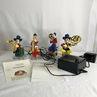 Mr.  Christmas Vintage 1995 Mickey Mouse And Friends Brass Band