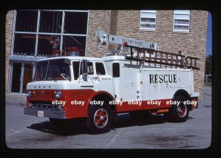 Spry Pa 1962 Ford Rescue Fire Apparatus Slide