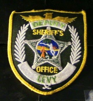 Patch Retired: Deputy Sheriff,  Levy County,  Fl.  Patch