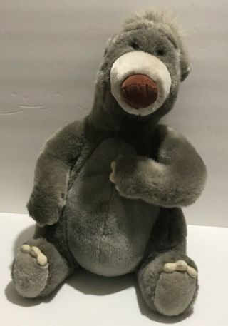 Walt Disney Exclusive Baloo Bear Plush 16 " Jungle Book Movie Stuffed Animal Toy