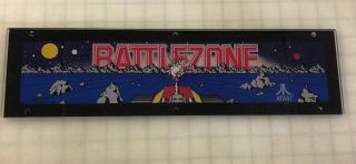 Battlezone Mini Cabaret Arcade Marquee - Plexi