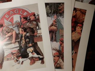 Set Of 10 Joseph Csatari The Spirit Of Scouting Boy Scouts Prints