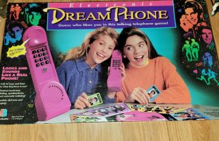Read Rare Vintage 1990s Electronic Dream Phone Mb Board Game Milton Bradley