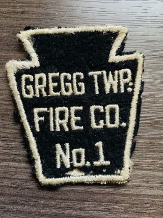 Gregg Township Pennsylvania Fire Department Patch