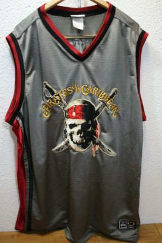Pirates Of The Caribbean Basketball Jersey - Size Xxl - Very Cool Jersey - Argg
