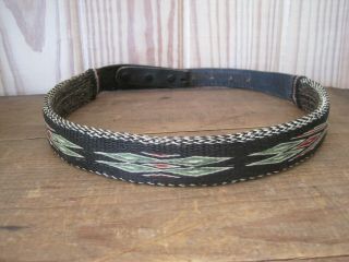 Vintage Womens Size Hand Hitched Horsehair Belt - Size 30 Western Belt