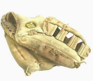 Vintage The A2000 Wilson Baseball Glove A2002 - Xlo Rht Pro Model Usa Made Leather