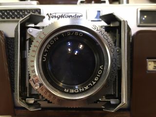 Vintage Voigtlander Vitessa T 35mm Rangefinder Camera Skopar 50mm w/ Case 2