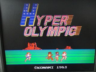Hyper Olympic No Jamma Arcade Pcb By Konami With Jamma Extra Connector
